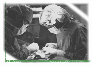 Surgeons in theatre